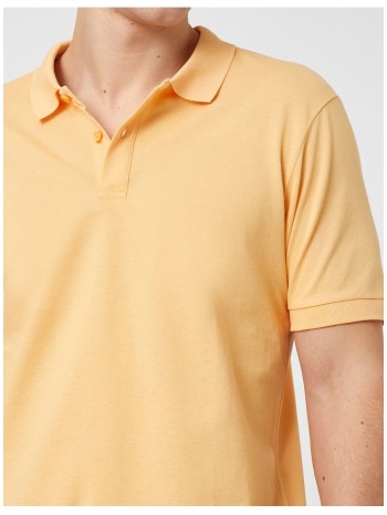 koton polo t-shirt - πορτοκαλί - κανονική εφαρμογή σε προσφορά