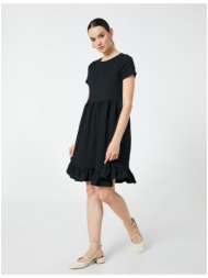 koton φόρεμα - schwarz - σούφρα και τα δύο