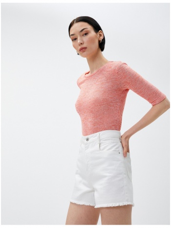 koton t-shirt - ροζ - slim fit σε προσφορά