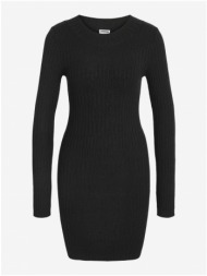 μαύρο γυναικείο φόρεμα πουλόβερ θορυβώδες may nancy - γυναίκες
