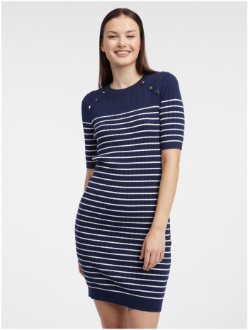 orsay dark blue women striped sweater dress - women σε προσφορά