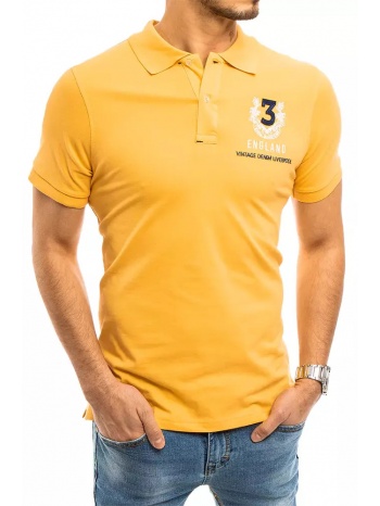 κίτρινο μπλουζάκι πόλο ανδρών dstreet σε προσφορά
