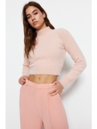 πουλόβερ trendyol - rosa - slim fit