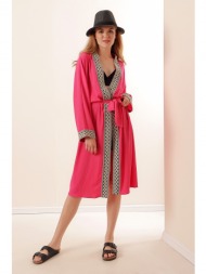 bigdart kimono &; caftan - ροζ - κανονική εφαρμογή