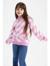 defacto κορίτσι regular fit πουλόβερ λαιμού πληρώματος
