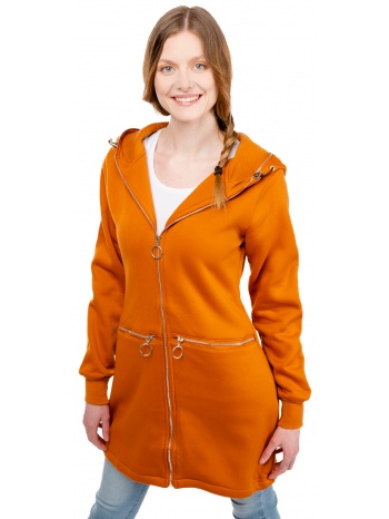 γυναικείο φούτερ glano - πορτοκαλί σε προσφορά