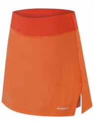 γυναικεία λειτουργική φούστα με σορτς husky flamy l πορτοκαλί