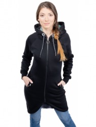 γυναικείο stretched sweatshirt glano - μαύρο