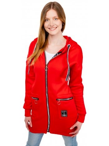 γυναικείο stretched sweatshirt glano - κόκκινο σε προσφορά