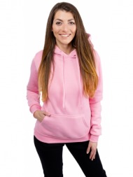 γυναικείο φούτερ με κουκούλα glano - ροζ