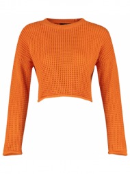trendyol πουλόβερ - πορτοκαλί - oversize