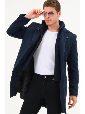 plt8371 dewbrry ανδρικό παλτό-plain navy blue σε προσφορά