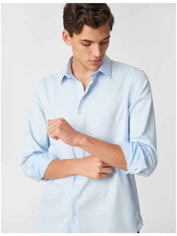 πουκάμισο koton - μπλε - κανονική εφαρμογή σε προσφορά