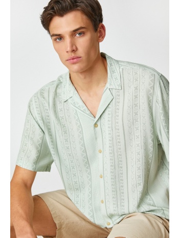 koton shirt - πράσινο - κανονική εφαρμογή σε προσφορά