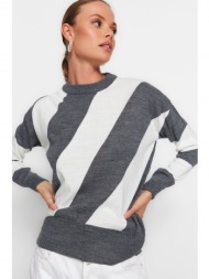 γυναικείο πουλόβερ trendyol color block