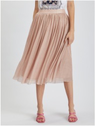 orsay ανοιχτό ροζ γυναικεία πλισέ φούστα - ladies