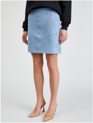 orsay γαλάζια φούστα για γυναίκες σε σουέτ φινίρισμα - ladies