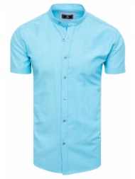 dstreet sky blue ανδρικό κοντομάνικο πουκάμισο
