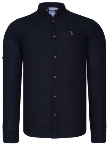 g784 dewberry hakim collar ανδρικό πουκάμισο-navy blue σε προσφορά