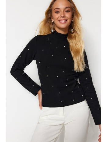 trendyol blouse - black - regular fit σε προσφορά