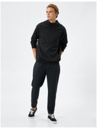 koton jogger sweatpants with lace-up waist, pocket detailed.