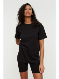 trendyol pajama set - black - plain