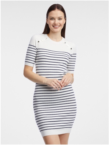 orsay white striped sweater dress - women σε προσφορά