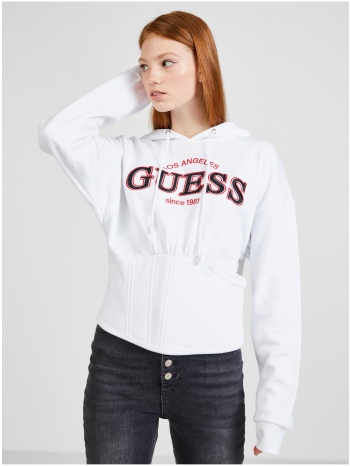 λευκό γυναικείο hoodie guess - γυναικεία σε προσφορά