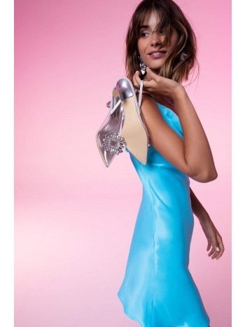 defacto strappy mini κοντομάνικο υφαντό φόρεμα σε προσφορά