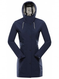 γυναικείο αδιάβροχο παλτό με μεμβράνη ptx alpine pro perfeta mood indigo