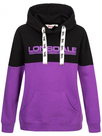 lonsdale women`s hooded sweatshirt oversized