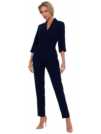 made of emotion woman`s jumpsuit m751 navy blue σε προσφορά