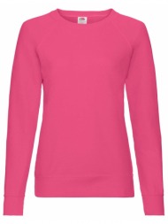 pink classic light sweatshirt fruit of the loom