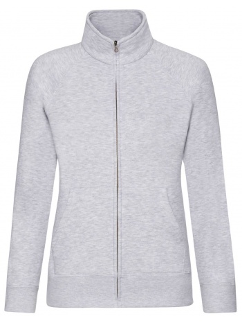 grey women`s sweatshirt with stand-up collar fruit of the σε προσφορά