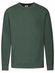 green men`s sweatshirt lightweight set-in-sweat sweat fruit of the loom