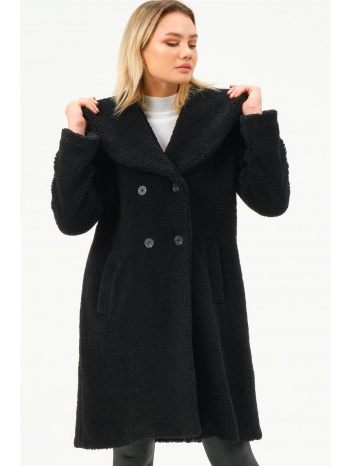 z6776 dewberry women`s coat-black σε προσφορά