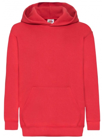 red children`s sweatshirt classic kangaroo fruit of the loom σε προσφορά