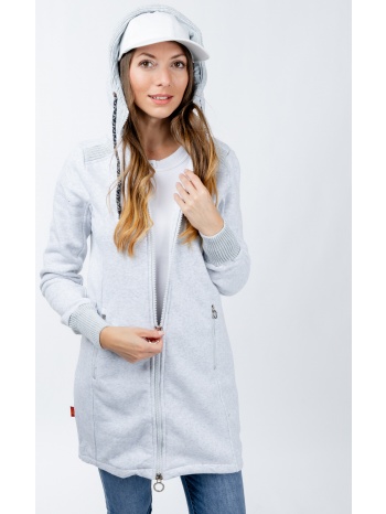 women`s elongated sweatshirt glano - grey σε προσφορά