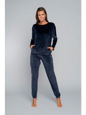 women`s juga set, long sleeves, long trousers - dark blue σε προσφορά