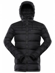 men`s winter down jacket with dwr alpine pro rogit black