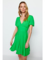 trendyol φόρεμα - πράσινο - smock φόρεμα