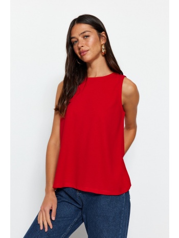 trendyol μπλούζα - κόκκινη - κανονική εφαρμογή σε προσφορά