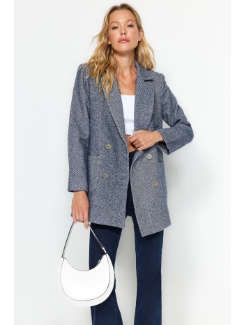 trendyol anthracite regular lined woven blazer jacket σε προσφορά