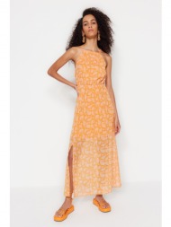 trendyol φόρεμα - πορτοκαλί - σκέιτερ