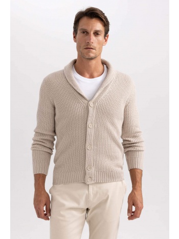 defacto standard fit shawl collar knitwear cardigan σε προσφορά