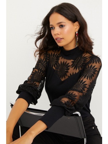 γυναικεία μπλούζα cool & sexy lace detailed σε προσφορά