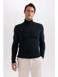 defacto slim fit turtleneck knitwear pullover