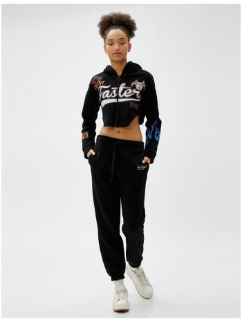 koton jogger sweatpants with lace-up waist, pocket σε προσφορά