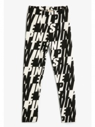 koton girls` black patterned tights