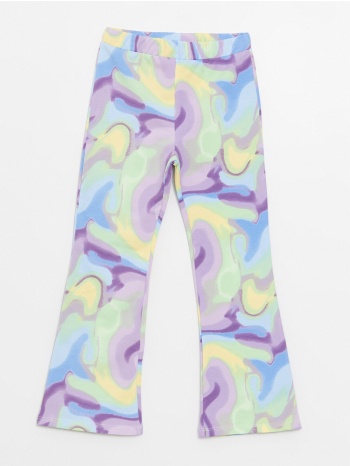 lc waikiki girls` elastic waist tie-dye patterned flare σε προσφορά